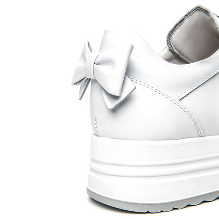 NeroGiardini Sneakers Platform Donna in Pelle Bianca E615210D BIANCO 707 Nero Giardini 