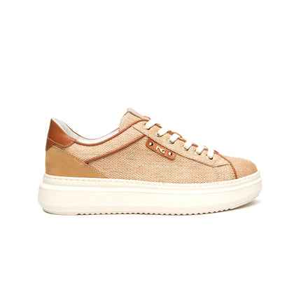 NeroGiardini Sneakers Donna in Pelle e Tessuto Ambra E615282D AMBRA 420 Nero Giardini 