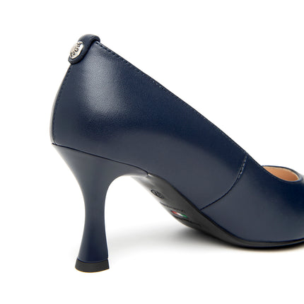 NeroGiardini Decollete in Pelle Blu E615420DE BLU 200 Nero Giardini 