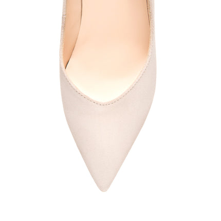 NeroGiardini Decollete Basso Kitten Heel in Camoscio Nude E615461D FEMME 677 Nero Giardini 