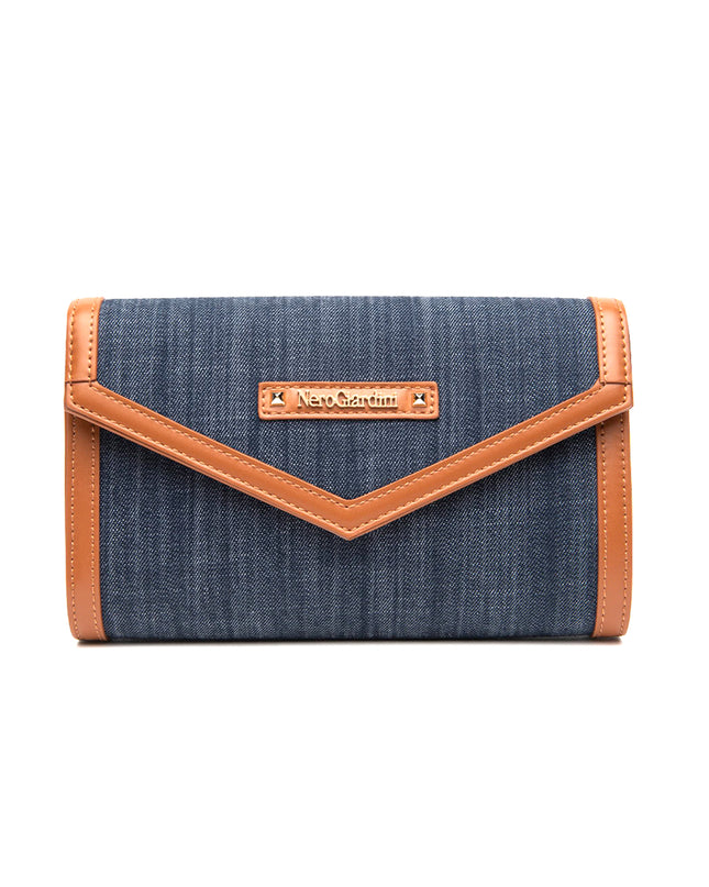 NeroGiardini Borsa Pochette Donna con Tracolla in Tessuto Jeans E543905D JEANS 214 Nero Giardini Borse 