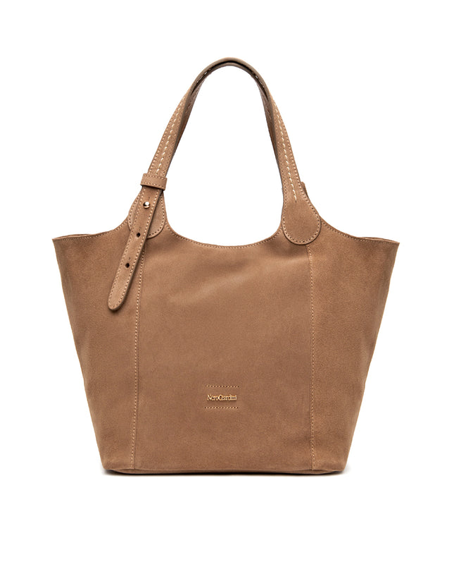 NeroGiardini Borsa Donna Shopper in Camoscio Mou E644145D MOU 442 Nero Giardini Borse 