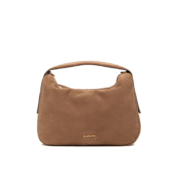 NeroGiardini Borsa Donna Hobo con Tracolla in Camoscio Mou E644146D MOU 442 Nero Giardini Borse 
