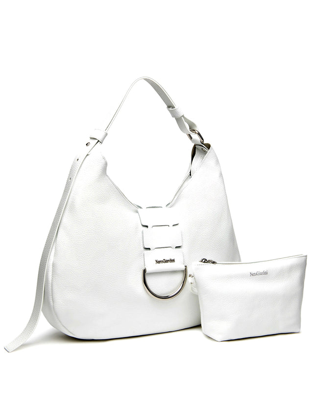 NeroGiardini Borsa Donna in Pelle Bianca E644161D BIANCO 707 Nero Giardini Borse 