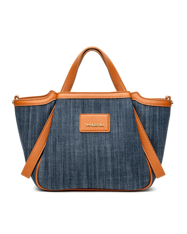 NeroGiardini Borsa Donna con Tracolla in Tessuto Jeans E644251D JEANS 214 Nero Giardini Borse 