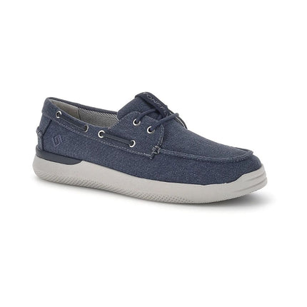 Stonefly Scarpa Uomo Barca in Tessuto Canvas Blu 223465 CUSTER BLUE Stonefly 