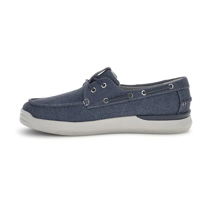 Stonefly Scarpa Uomo Barca in Tessuto Canvas Blu 223465 CUSTER BLUE Stonefly 