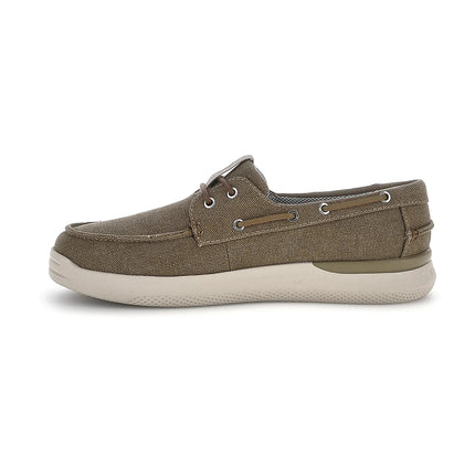 Stonefly Scarpa Uomo Barca in Tessuto Canvas Olive 223465 CUSTER DARK OLIVE Stonefly 