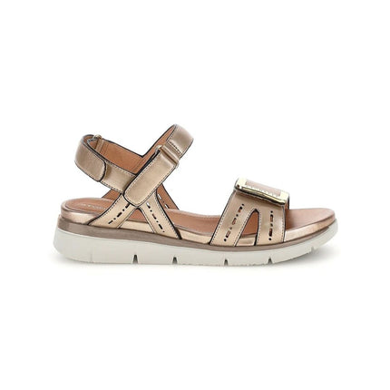 Stonefly Sandalo Basso Donna con Doppio Velcro in Pelle Laminata 223658 ELODY LASER SIMPLY Stonefly 