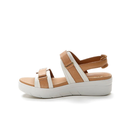 Stonefly Sandalo Donna con Doppio Velcro in Pelle Bianca Cuoio 223661 AQUA20 WHITE MULTI Stonefly 