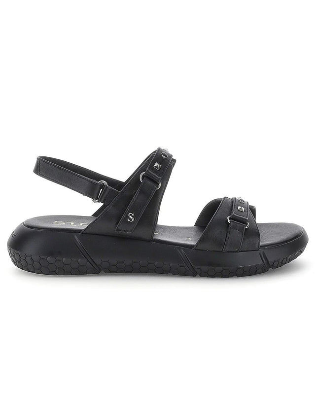 Stonefly Sandalo Donna con Doppio Velcro in Pelle Nera 223707 ZOE BLACK Stonefly 