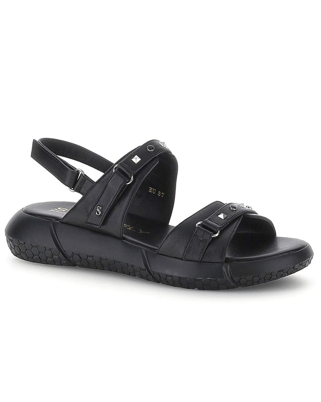 Stonefly Sandalo Donna con Doppio Velcro in Pelle Nera 223707 ZOE BLACK Stonefly 