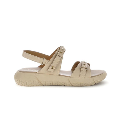 Stonefly Sandalo Donna con Doppio Velcro in Pelle Nude 223707 ZOE HUMUS BROWN Stonefly 