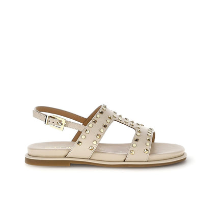 Stonefly Sandalo Donna Basso con Borchie in Pelle Sabbia 223741 GEMMA SANDSHELL Stonefly 