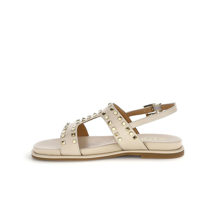 Stonefly Sandalo Donna Basso con Borchie in Pelle Sabbia 223741 GEMMA SANDSHELL Stonefly 