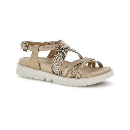 Stonefly Sandalo Donna in Pelle Beige Multicolor 223871 RIVA DUST ROCCIA Stonefly 