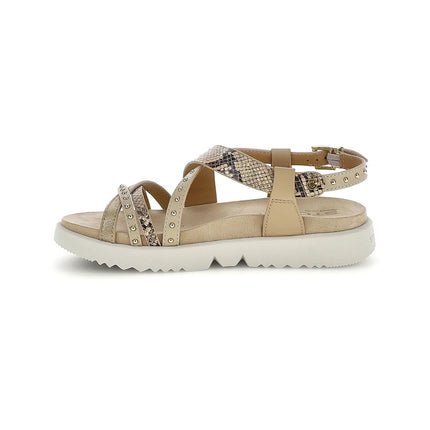 Stonefly Sandalo Donna in Pelle Beige Multicolor 223871 RIVA DUST ROCCIA Stonefly 