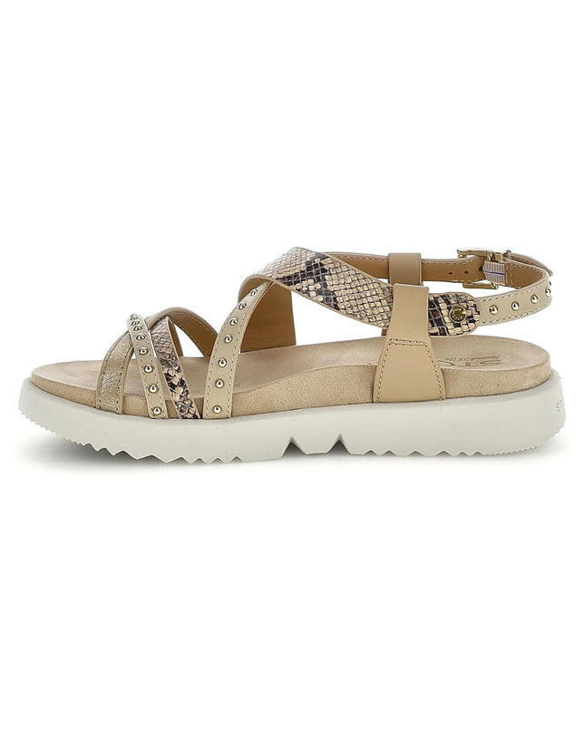 Stonefly Sandalo Donna in Pelle Beige Multicolor 223871 RIVA DUST ROCCIA Stonefly 