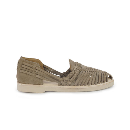 Huarache Mocassino Sandalo Donna in Camoscio Sabbia 300 CAMO SAND Taj 