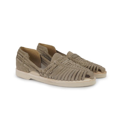 Huarache Mocassino Sandalo Donna in Camoscio Sabbia 300 CAMO SAND Taj 