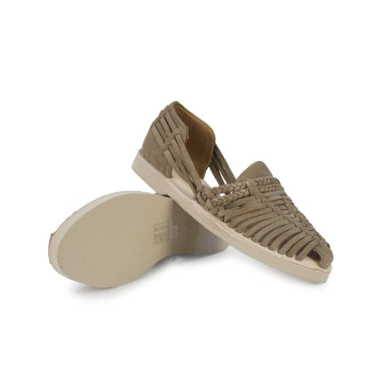 Huarache Mocassino Sandalo Donna in Camoscio Sabbia 300 CAMO SAND Taj 