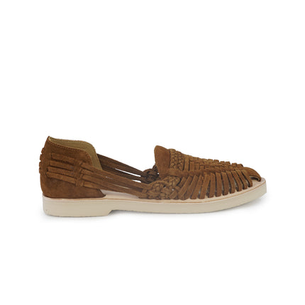 Huarache Mocassino Sandalo Donna in Camoscio Cuoio 300 CAMO TAN Taj 
