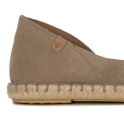 Verbenas Espadrillas Bassa da Donna in Camoscio Pietra CRUZ SERRAJE PIEDRA Verbenas 