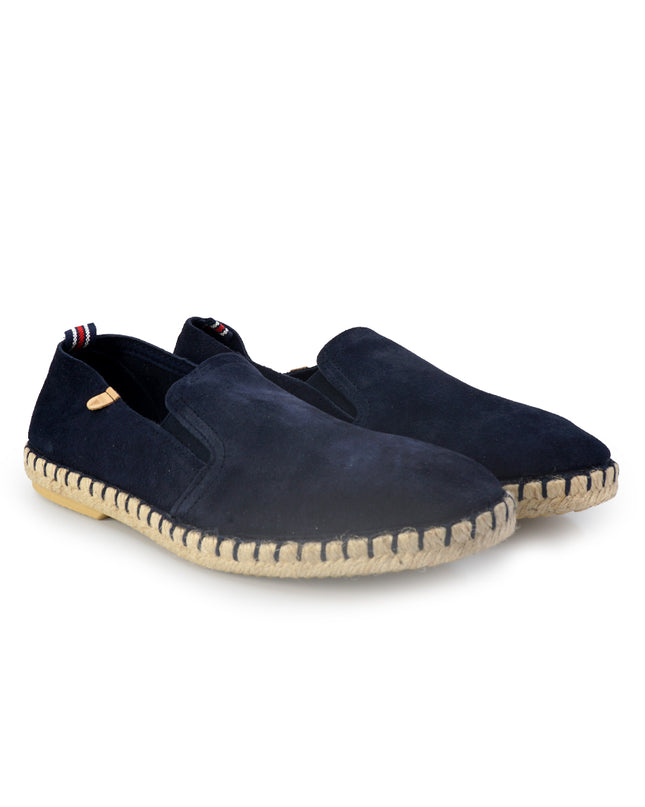 Espadrillas Verbenas Bassa da Uomo in Camoscio Blu TOM SERRAJE MARINO Verbenas 