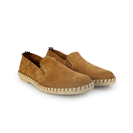 Espadrillas Verbenas Bassa da Uomo in Camoscio Cuoio TOM SERRAJE MUSCADE Verbenas 