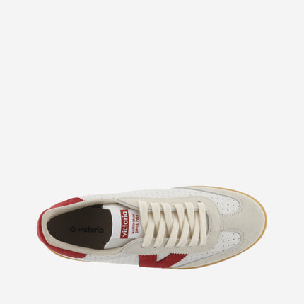 Victoria Sneakers Bassa Donna Bianco Rosso 1126232 BERLIN PICADO ROJO Victoria 