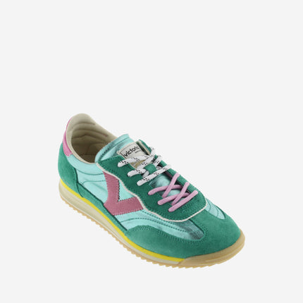 Victoria Sneakers Bassa Donna Urban City Running Metallizzato 1158111 SATURNO NYLON JADE Victoria 