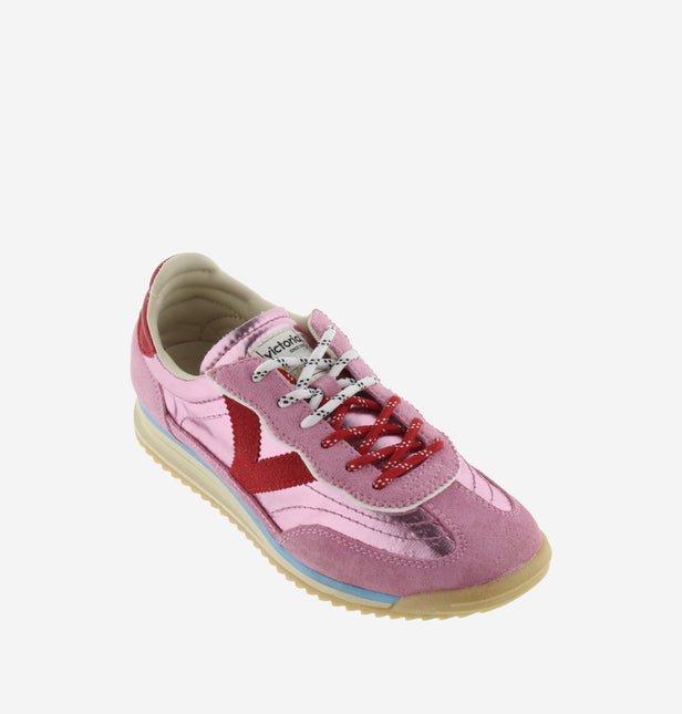 Victoria Sneakers Bassa Donna Urban City Running Metallizzato 1158111 SATURNO NYLON PINK Victoria 