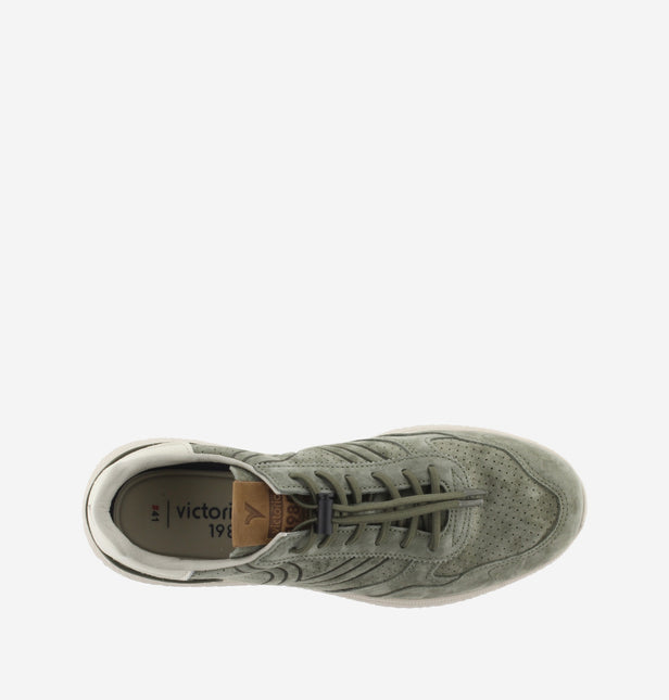 Victoria Sneakers Uomo in Camoscio Verde Kaki 8805104 ANIMA SUEDE KAKI Victoria 