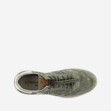 Victoria Sneakers Uomo in Camoscio Verde Kaki 8805104 ANIMA SUEDE KAKI Victoria 