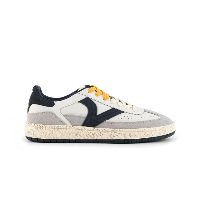 Victoria Sneakers Bassa Uomo in Pelle Bianca Blu Multi 8806118 SMASH URBAN MARINO Victoria 