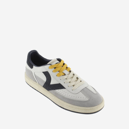 Victoria Sneakers Bassa Uomo in Pelle Bianca Blu Multi 8806118 SMASH URBAN MARINO Victoria 