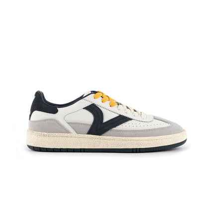 Victoria Sneakers Bassa Uomo in Pelle Bianca Blu Multi 8806118 SMASH URBAN MARINO Victoria 