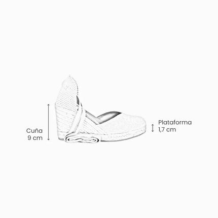Viguera Espadrillas Alpargatas Lilla con Lacci Lunghi in Lino Lilla 1939 LILA Viguera 