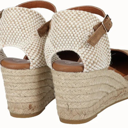Viguera Espadrillas Alpargatas Donna con Cinturino in Camoscio Whisky 2012 CUOIO Viguera 