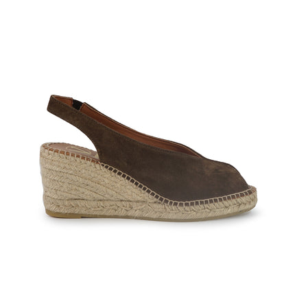 Viguera Espadrillas Donna Alpargatas Chanel in Camoscio Marrone 2127 MORO Viguera 