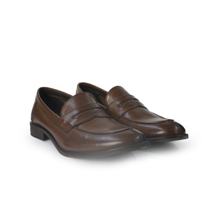 Vueva Mocassino College Uomo in Pelle Marrone Cuoio MS464R11 BROWN Vueva 