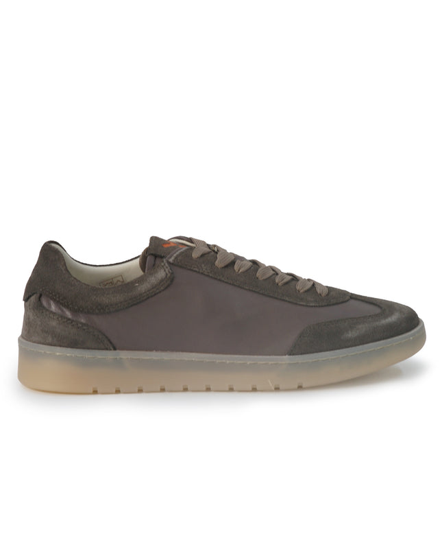 Vueva Sneakers Basse Uomo in Pelle e Camoscio Grigio Terra MS600R36 GRAY Vueva 