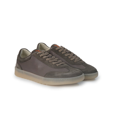 Vueva Sneakers Basse Uomo in Pelle e Camoscio Grigio Terra MS600R36 GRAY Vueva 