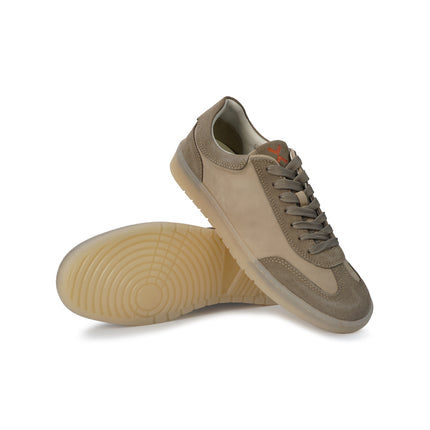 Vueva Sneakers Basse Uomo in Pelle e Camoscio Taupe MS600R36 TAUPE Vueva 