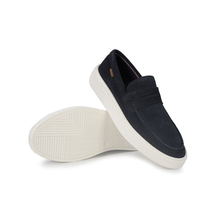 Vueva Mocassini Barca Uomo in Camoscio Blu MS638R03 BLUE Vueva 