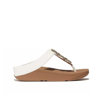 FitFlop Sandali Donna Infradito Bianco con Strass - MARIO SPATARELLA