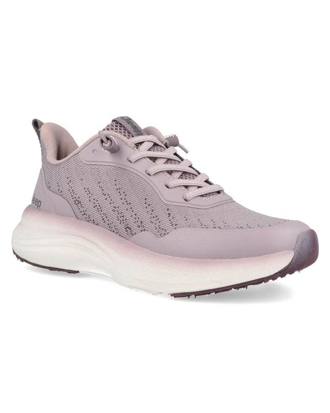 Jeep Sneakers Running Donna Tessuto Lilla Extra Lite LIME LILAC Jeep Footwear 