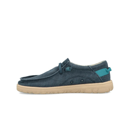 Jeep Wallabee Uomo in Canvas Blu - MARIO SPATARELLA