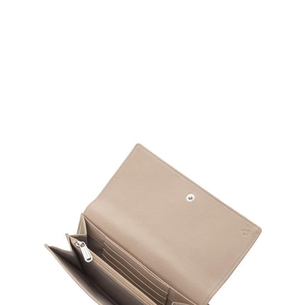 Portafogli Donna Lungo Pelle Taupe FZP63 MELLOW LEATHER WARM TAUPE A28 Mandarina Duck 