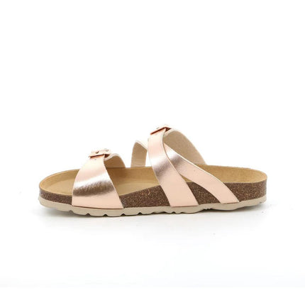 Grunland Sandali Donna Plantare Sughero Doppia Fibbia Cipria CB2642 SARA CIPRIA Grunland 